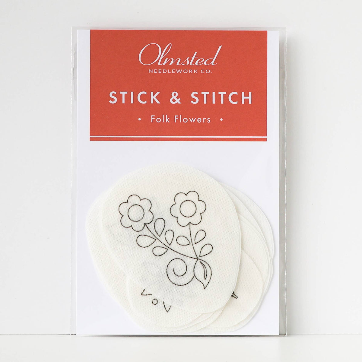 Folk Flowers Stick and Stitch Embroidery Designs