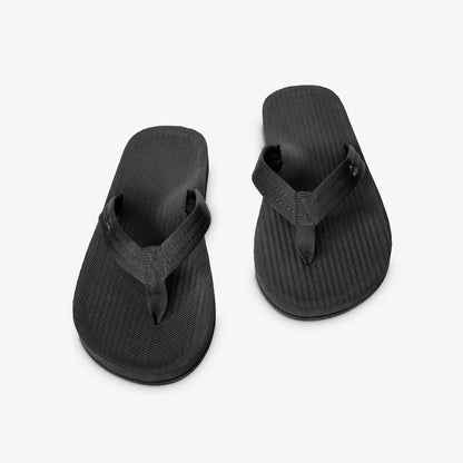 Men's Black Recycled Flip Flops