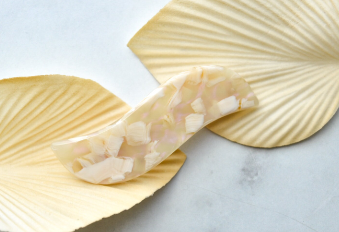 Wave French Acetate Barrette