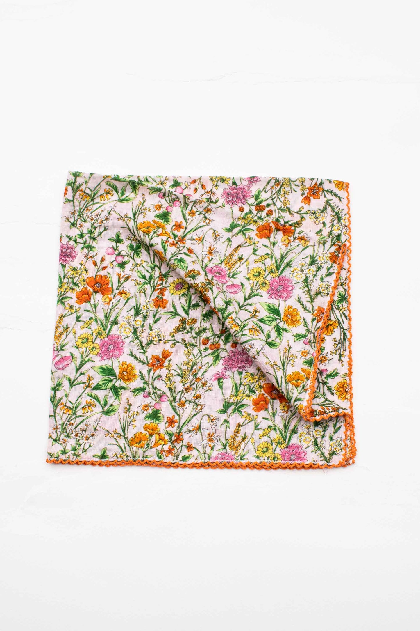 Clara Floral Cotton Scarf